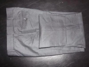 Brooks Brothers Madison 1818 W34 L30 Navy Blue All Wool Flat Front Dress Pants - Picture 1 of 4