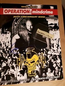 Autografo Geoff Tate firmato Queensryche certificato di autenticità k - Foto 1 di 2