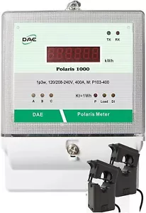 DAE P103-400 KIT UL, kWh Submeter, 1P3W(2 hot wire), 400A, 120/240v, 2 Split CTs - Picture 1 of 7