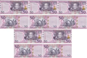 Lesotho - 5 pcs x 50 Maloti 2021 UNC Lemberg-Zp - Picture 1 of 2