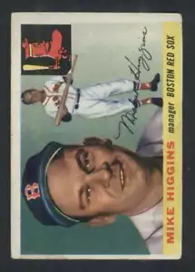 1955 Topps #150 Mike Higgins VG/VGEX Red Sox MG 86067 - Picture 1 of 2