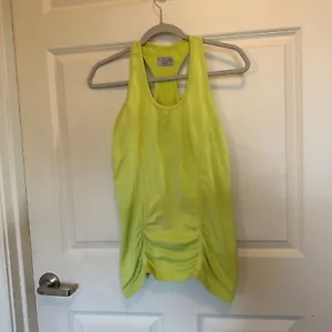Athleta Tank Top Damen mittelschnellste Strecke Racerback Chartreuse gelb grün - Bild 1 von 6