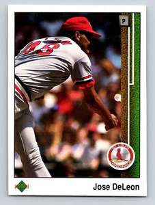 Jose DeLeon 1989 Upper Deck #293 St. Louis Cardinals - Picture 1 of 2