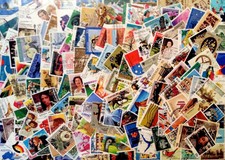 ss Piccolo lotto di 200 francobolli australiani di grande formato
