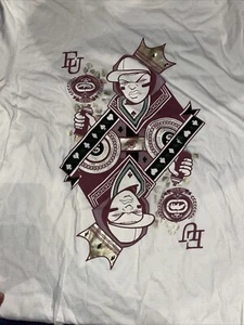 Vintage Y2K Ecko. Unltd. Playing Cards Graphic T-shirt WHITE - Picture 1 of 6