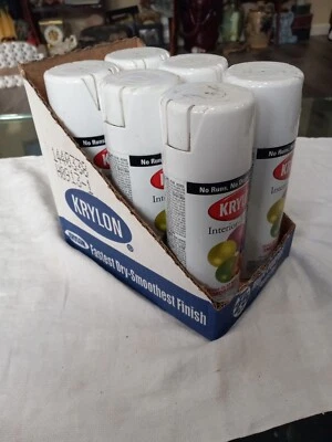 Case Of 6 Krylon 1501 Glossy White 1991 - Image 1 of 4