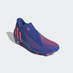 Adidas Predator Edge.3 GW2278 Mens US 13 Blue Firm Ground Soccer Cleats GBNC631 - Picture 1 of 16