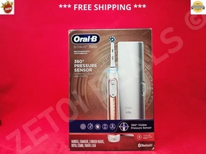 **NUEVO** CEPILLO DE DIENTES ELÉCTRICO RECARGABLE ORAL B Genius 7500 DORADO - SELLADO - Imagen 1 de 5