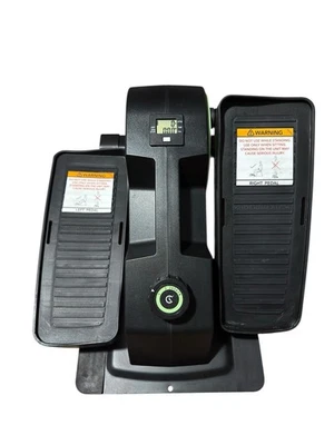 Cubii JR2 Compact Seated Elliptical Under Desk Exercise Machine Black Green - Image 1 of 4