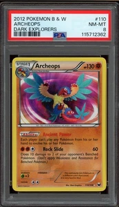 Pokemon PSA 8 Archeops 110/108 Black & White Dark Explorers Secret Rare NM - Bild 1 von 2