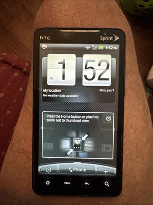 HTC EVO PC36100 4G 1 GB Gris (Sprint) Envío Rápido Muy Bueno Usado Foto 1 de 3
