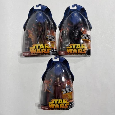 Hasbro 3.75 Star Wars ROTS - Darth Vader Palpatine Neimoidian Warrior - LOTE de 3 - Imagem 1 de 2