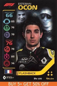 Turbo Attax #105 Esteban Ocon Renault F1 2020 - Imagen 1 de 2