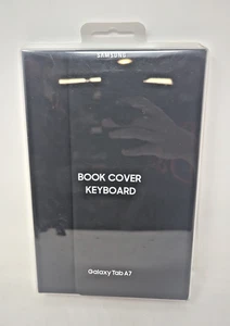 NUOVO Samsung Galaxy Tab A7 Book Cover Tastiera, Grigio EF-DT500UJEGUJ Spedizione Rapida - Foto 1 di 4