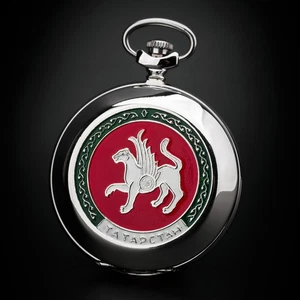 MOLNIJA 3602 Republik Tatarstan russische mechanische Taschenuhr NOS - Picture 1 of 5