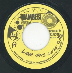 " LOVE ME BABY." earl sixteen. WAMBESI 7in. - Picture 1 of 2