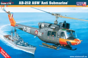 Mistercraft MisterCraft 1/72 AB-212 ASW Anti U-Boot Hubschrauber Modellbausatz - Bild 1 von 1
