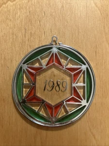 Ornamento natalizio in plastica 1989 3 pollici - Foto 1 di 3