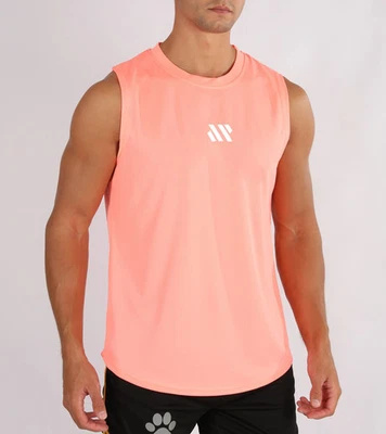 Camiseta Sin Mangas Hombre Gimnasio Secado Rápido Fitness Correr Malla Foto 1 de 4