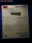 Sony Service Manual CDX 4180R CD Player (#4224)