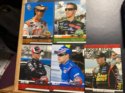 2010 Press Pass NASCAR Racing lot of 5 cards Blue, Gold, Logano Keselowski ++ - Image 1 of 2