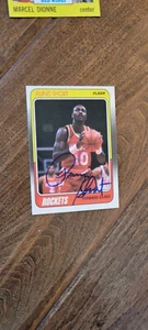 1988-89 FLEER SIGNED AUTO CARD PURVIS SHORT HOUSTON ROCKETS WARRIORS NETS # 54 - Picture 1 of 1