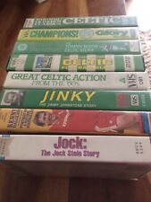 Celtic FC VHS video tapes, 6 video tapes and Jock Stein , Kenny Dalgish