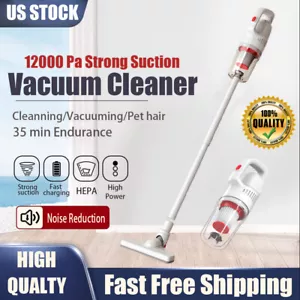 Upright Handheld Cordless Vacuum With 12000PA 120W Rapid Clean Powerful Suction - Picture 1 of 12