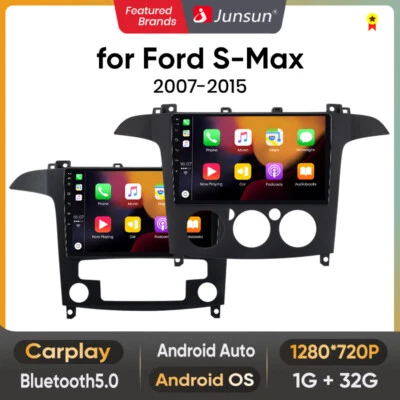 Android14 Carplay Autoradio GPS Navi WiFi RDS Für Ford S-Max S max WA6 2007-2008 - Bild 1 von 4