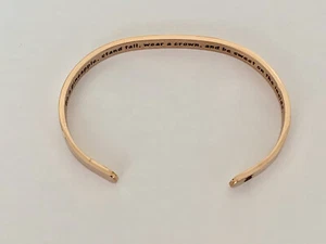 Pineapple Message Cuff / Bangle Bracelet - Picture 1 of 5