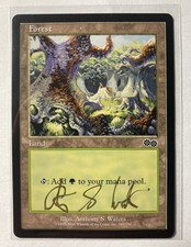 MTG ✨FOREST ARTIST PROOF SIGNED BY ARTIST ✨Anthony Waters Urza's Saga NM/M AP
