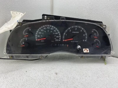 2000-2002 Ford Expedition A/T cluster speedometer tach gauges instrument panel - Image 1 of 4