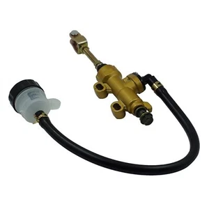 Gold Rear Brake Master Cylinder Pump Reservoir for ATV Motorcycle Dirt Bike - Picture 1 of 7