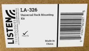 Listen Technologies LA-326 Universal Rack Mounting Kit - Picture 1 of 2