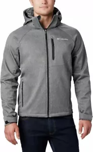 Columbia Men's Cascade Ridge Ii Softshell Softshell Jacket Grey Medium - Picture 1 of 6
