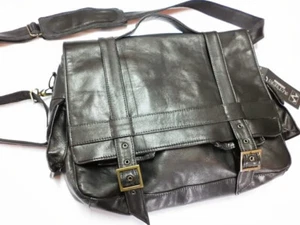 BORSONE DA UOMO IN VERA PELLE COLORE NERO, MOD: GASTONE - NERO - Foto 1 di 4