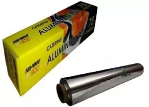 KITCHEN TIN FOIL ALUMINIUM ROLL CATERING WRAPPING CHICKEN STRONG all SIZES - Picture 1 of 8