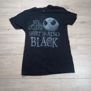 jack skellington hemd herren klein schwarz kurzarm gebraucht - Bild 1 von 9