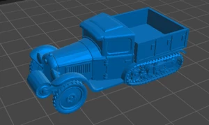 28mm/1:56th Resin WW2 French Citroen P17 Halftrack (Open) - Foto 1 di 1