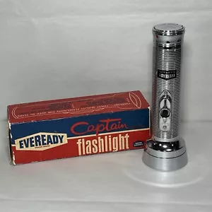 Linterna vintage EVEREADY Captain en caja original - Imagen 1 de 15
