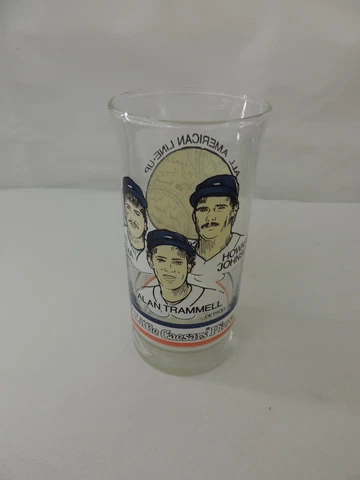 Detroit Tigers, 1984 Little Caesars Pizza Glass Multiple Players trammell ho jo Cover