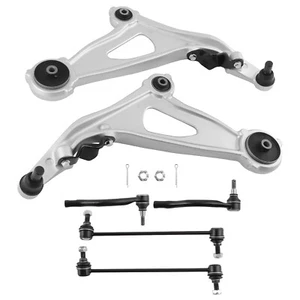 Front Sway Bar End Link + Control Arm w/Ball Joint + Outer Tie Rod End for QX60 - Foto 1 di 11