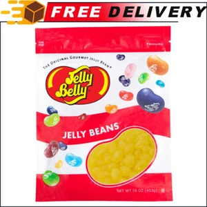 Jelly Belly Crushed Pineapple Jelly Beans - 1 Pound (16 Ounces) Resealable Bag - Picture 1 of 8