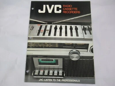 JVC RC-828 RC727 Portable Boombox Original Catalogue brochure Printed JAPAN - Image 1 of 4