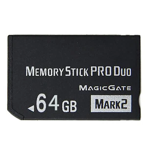 8-64GB Memory Stick Pro Duo Adapter Card for P 2000 3000 Cybershot Camera - Picture 1 of 13