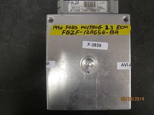 **1990 90 FORD MUSTANG 2.3 ECM # F0ZF-12A650-BA (F-3839 ))/ - Picture 1 of 3
