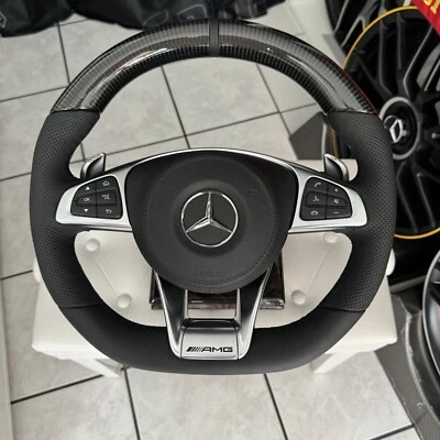 Mercedes AMG Sportlenkrad Carbon C63 Glc63 G63 C43 Glc43 Lenkrad W205 X253 Neu - Bild 1 von 4