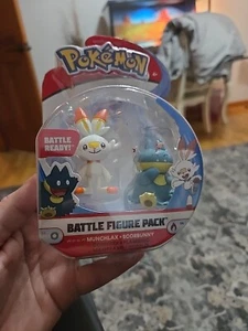 Pokemon Battle Figure Pack New Sobble & Jigglypuff New Battle Ready Nintendo - Picture 1 of 1