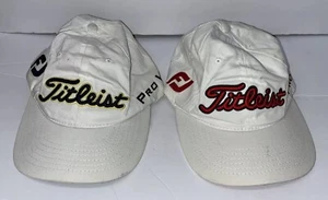 2-Titleist Hats Cap Strap Back Adult One Size Golf Cotton Since 1932. Multicolor - Picture 1 of 17