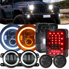 Tail Lamp Fog Light Turn Signal Kit 07-17 For Jeep JK JKU Combo 7